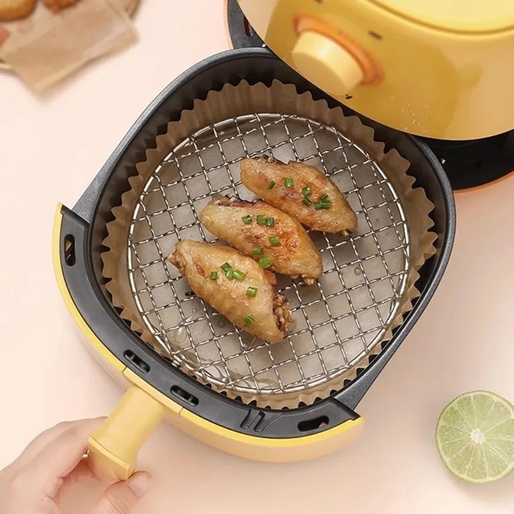 Round Air Fryer Rack Stackable Stainless Steel Grid
