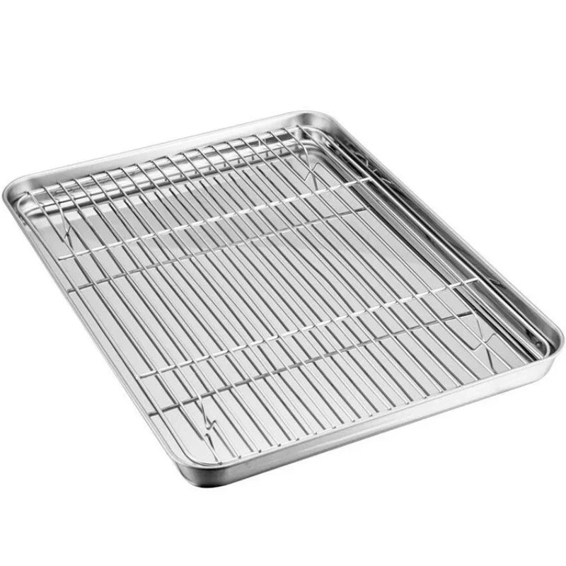 Baking Tray Removable Cooling Rack Stainless Steel Baking