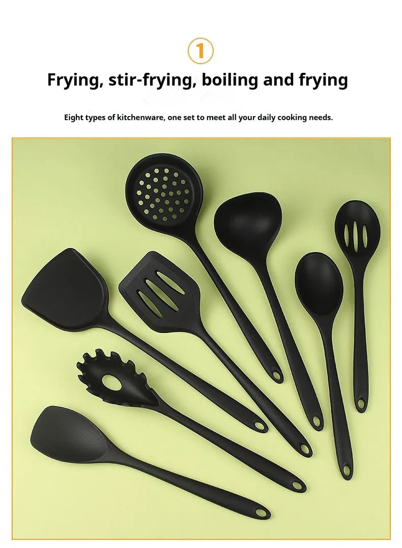 1/4/8pcs Silicone Cooking Utensils Utensils Non-Stick Cookware