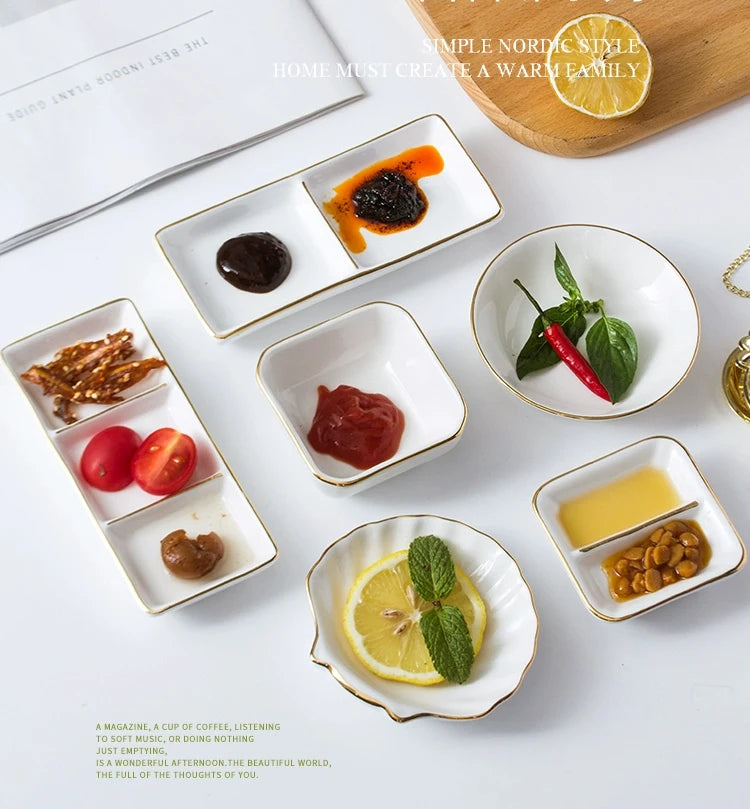 Creative Ceramic Phnom Penh Seasoning Dish Frame Dish
