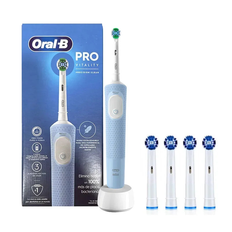 Oral D100 Electronic Toothbrush Adult Rechargeable Cross Action