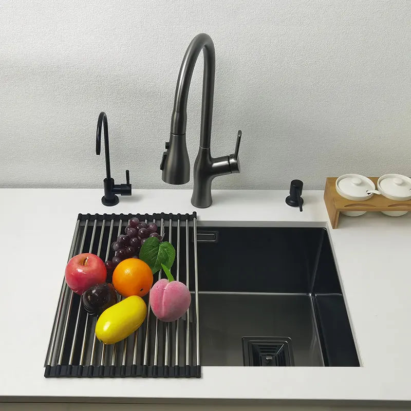 Nano Black Sink Above Counter Or Undermount Sinks