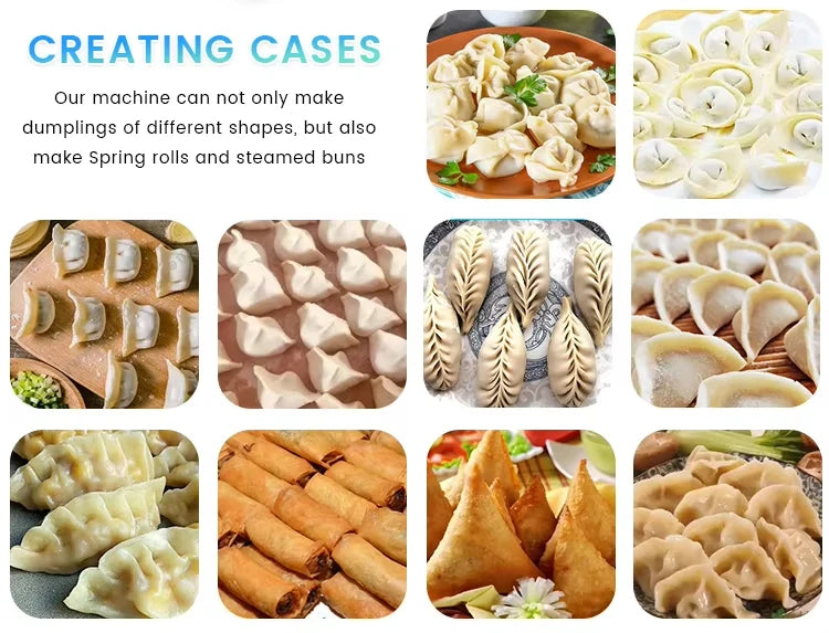 Commercial Automatic Dumpling Making Machine Chinese Restaurant