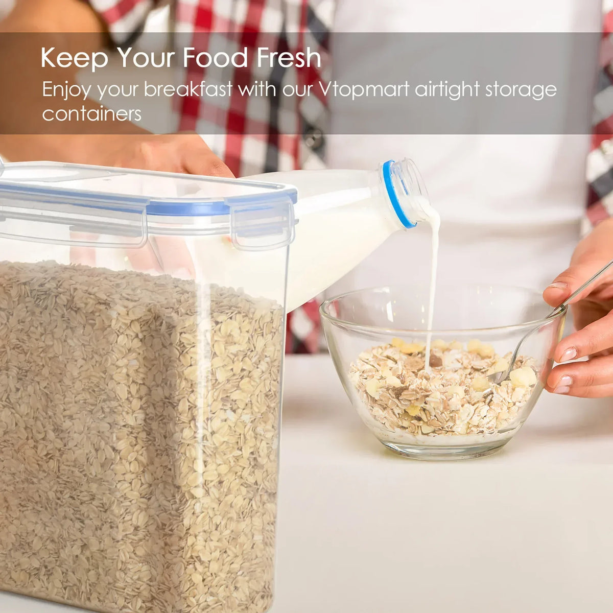 Food Storage Containers Lids Stackable Treat Box Containers