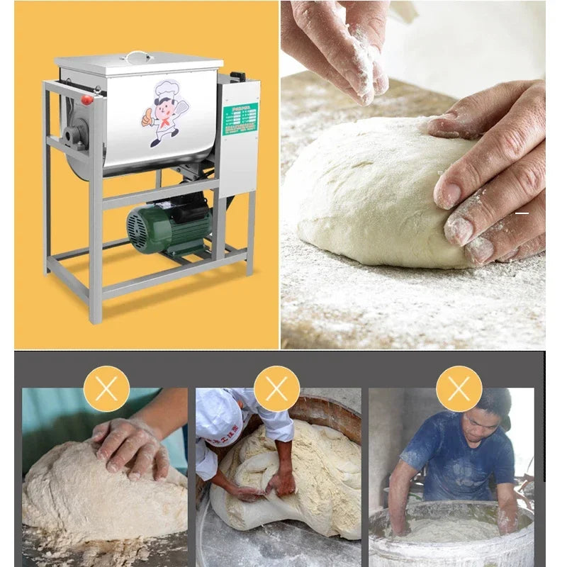 15kg Commercial Dough Mixer Electric Flour Mixer Stirring