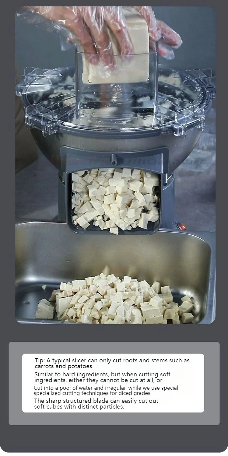 Lx M1 Commercial Electric Vegetable Cube Cutting Machine