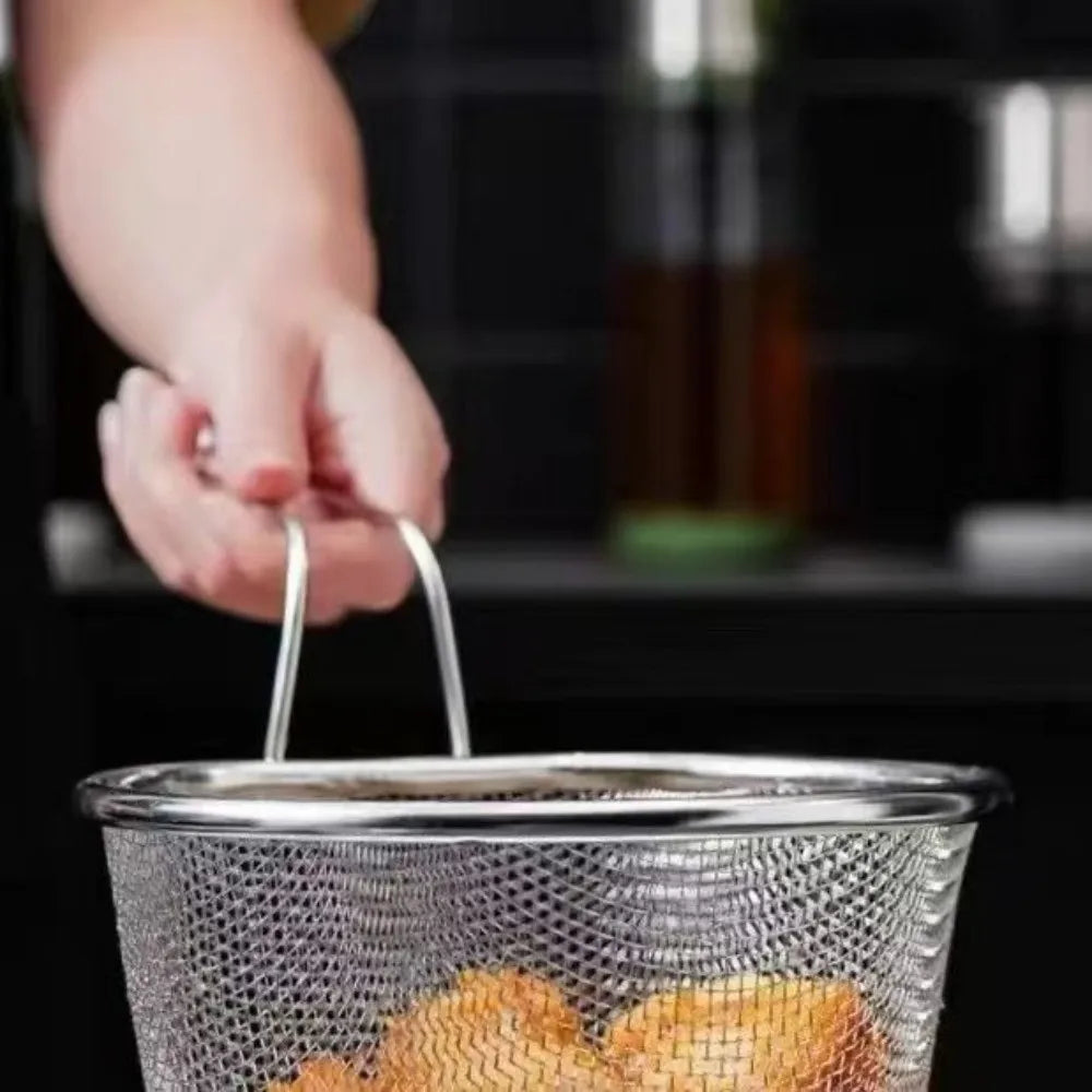 Cooking Utensils Frying Filter Basket Stainless Steel Pot