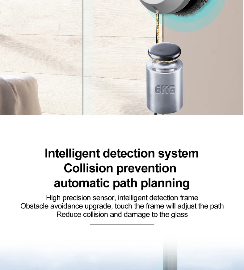 Puruikai Robot Electric Automatic Window Cleaning Robotic Vacuum