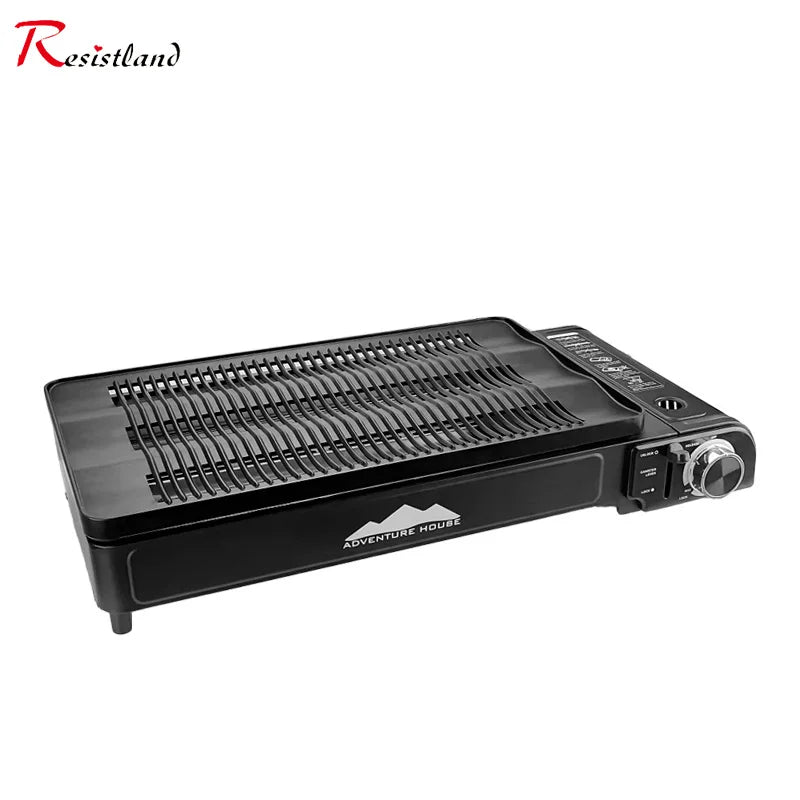 Camping Multi Gas Grill Bbq Stove Grill Folding