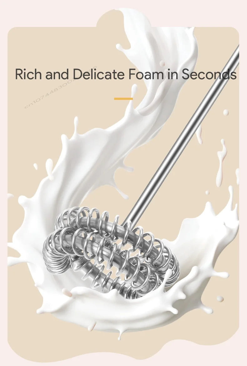 Minl Mik Frother Usb Rechargeable Speeds Foam Maker