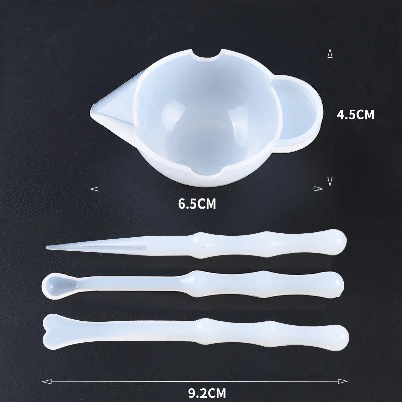 Silicone Mixing Measuring Cups Uv Resin Mold Paint