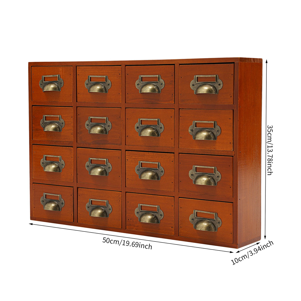 16 Drawers Storage Cabinet Apothecary Chests Cabinets Herb