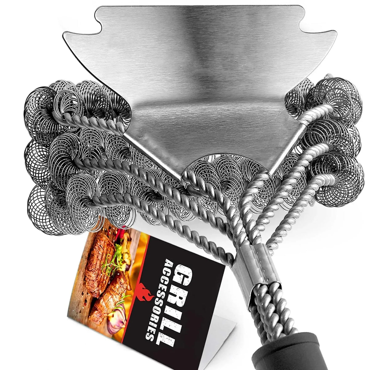 Grill Cleaning Brush Scraper Stainless Steel Grill Cleaning
