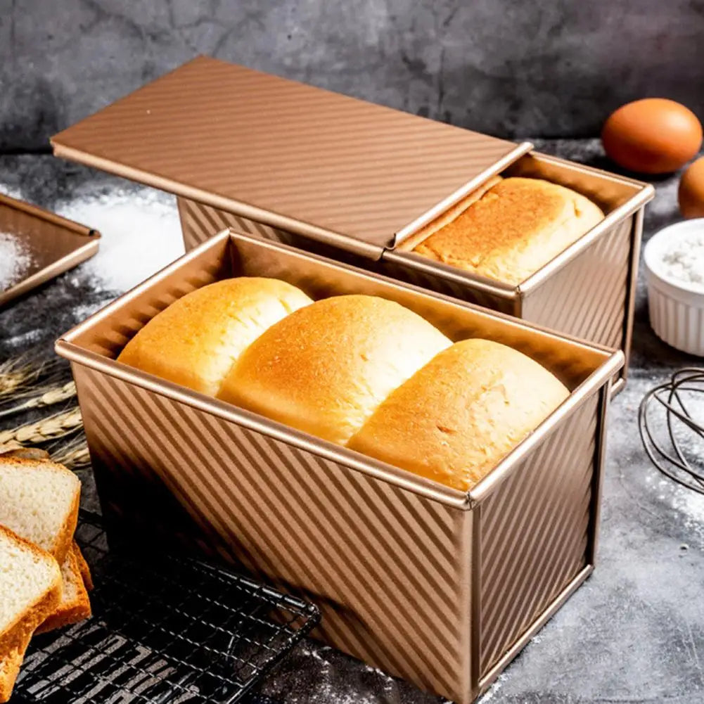 Corrugated Non-Stick Coating Bread Pan Heat Resistance Make