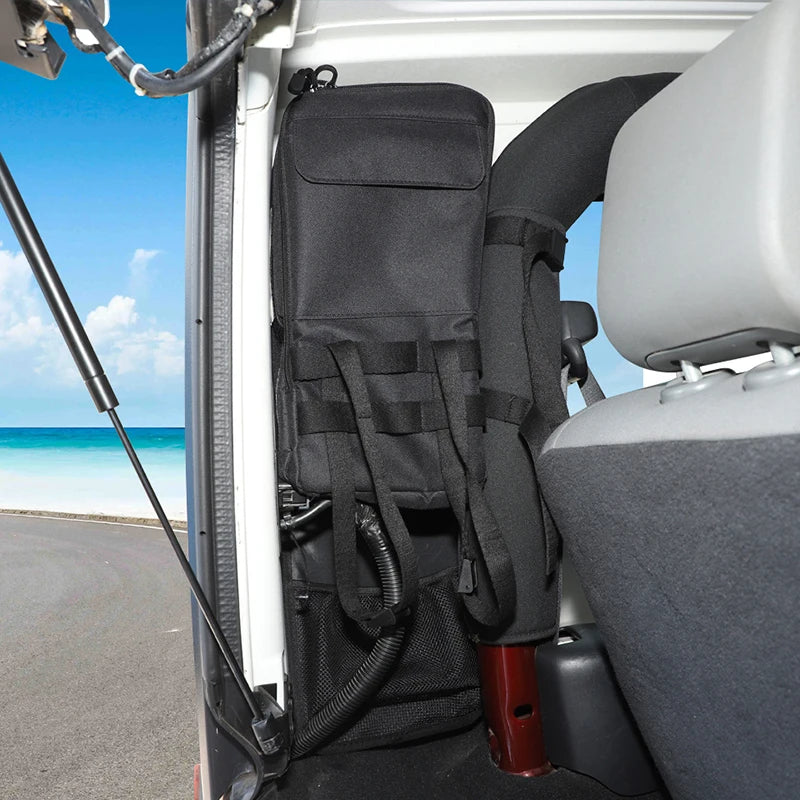 Tesin Car Trunk Door Roll Bar Anti-Roll Storage