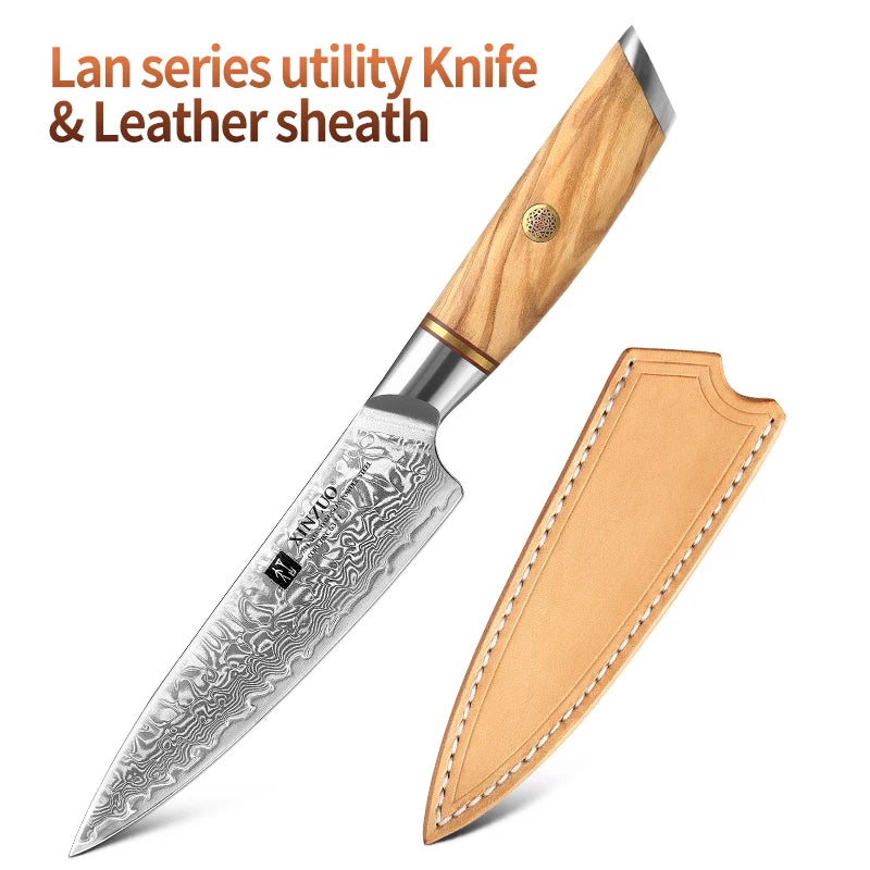 Xinzuo In Utility Knife Steel Japanese 14cr14movnb Powder