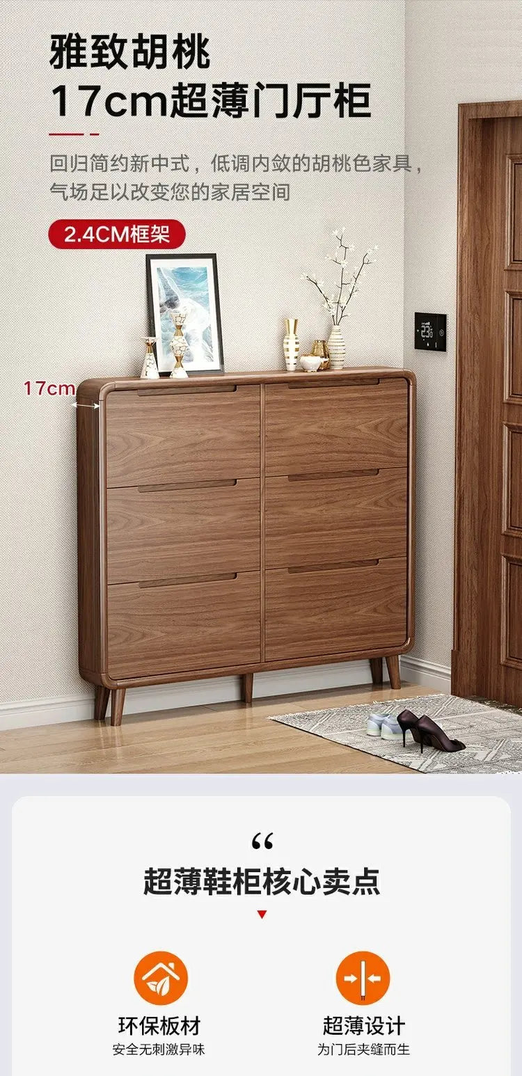 Modern Organizer Shoe Cabinet Storage Mobile Display Living