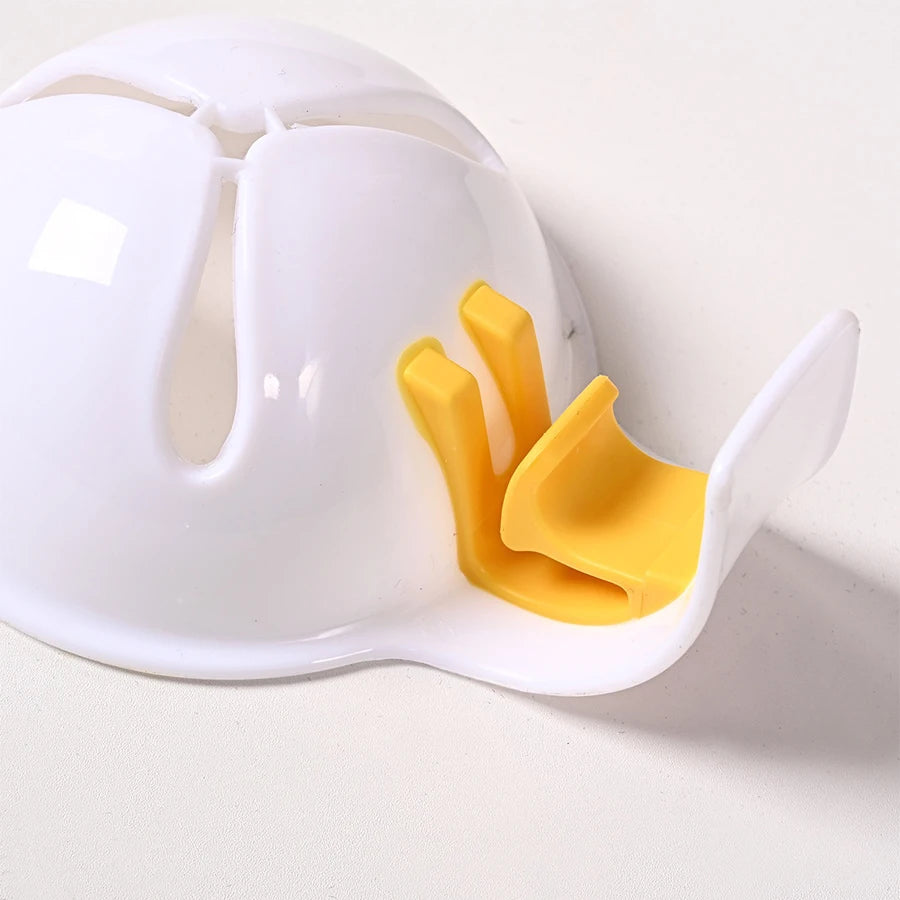 1pc Egg Yolk Separator Divider Rack White Plastic