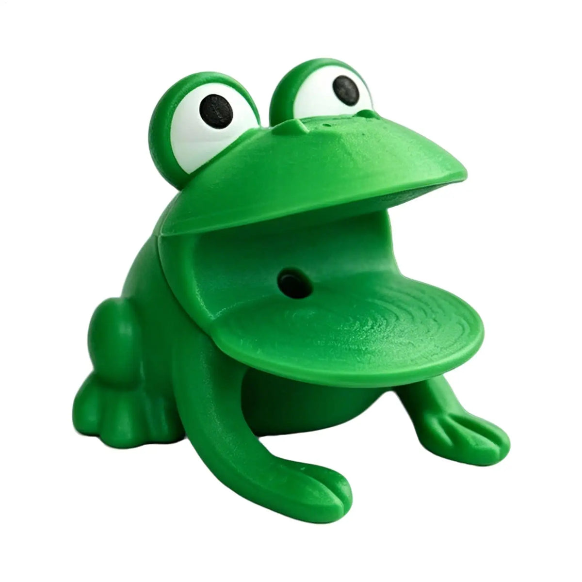 Frog-Shaped Sponge Dishwashing Brush Holder Drainage Holes