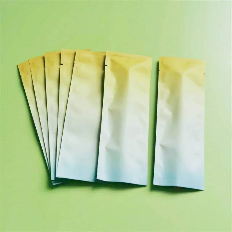 100pc Small Heat Sealable Foil Bags Colors Mylar