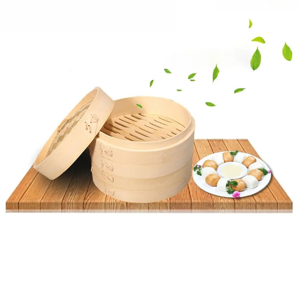 10/15/20cm Cooking Bamboo Steamer Dumpling Food Steamer Lid