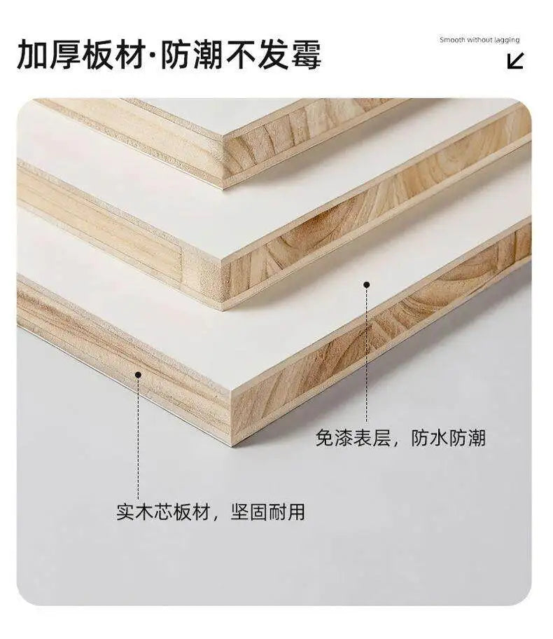 Solid Wood Pull-Out Tray Slide-Out Rack Microwave Rice
