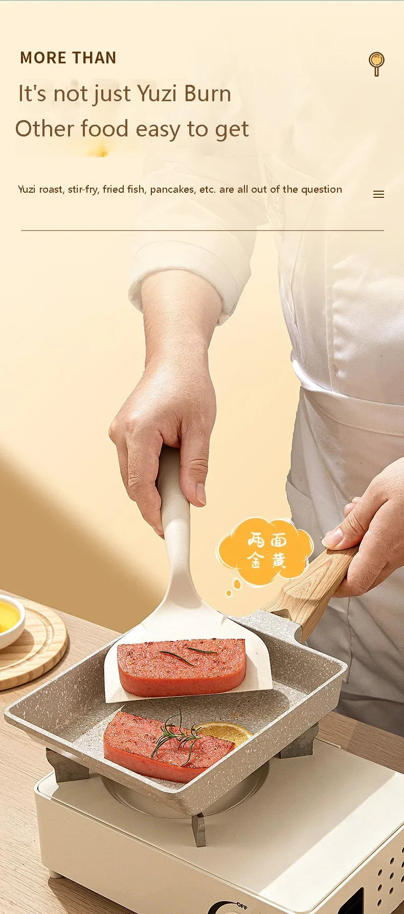 Silicone Ware Cooking Utensils Spatula Beef Meat Egg