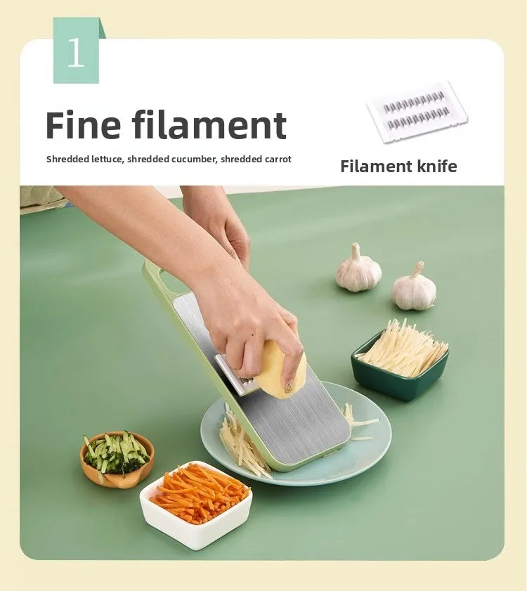 Essentials Multi-Functional Vegetable Cutter Shredder Stainless