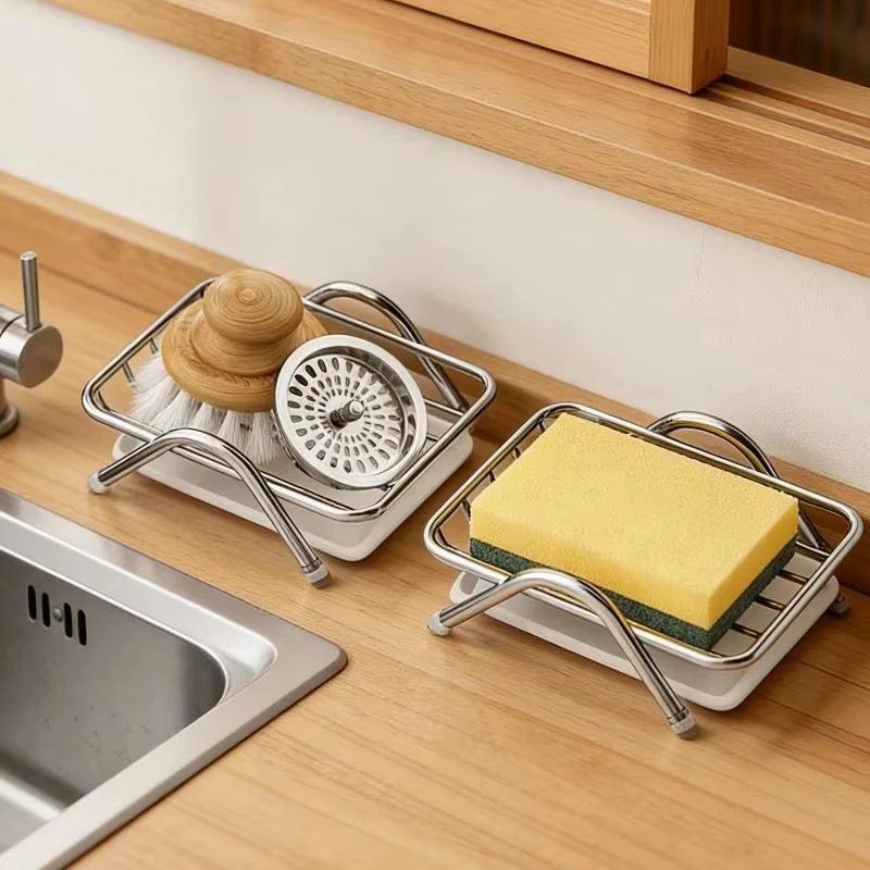Soap Holder Detachable Drain Tray Stainless Steel Rustproof