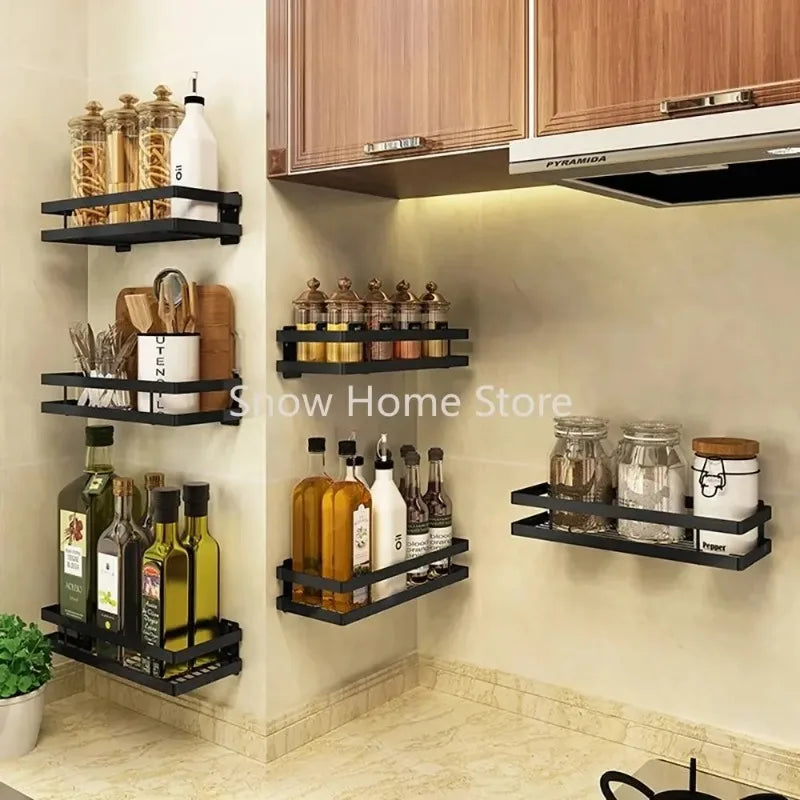 Bathroom Organizer Wall Mount Bracket Holder Wall Storage
