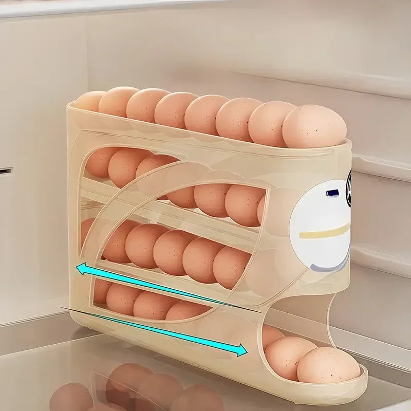 Tier Egg Storage Box Rolling Egg Design Large
