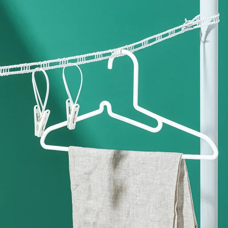 8m Non-Perforated Clothesline Retractable Travel Drying Rack