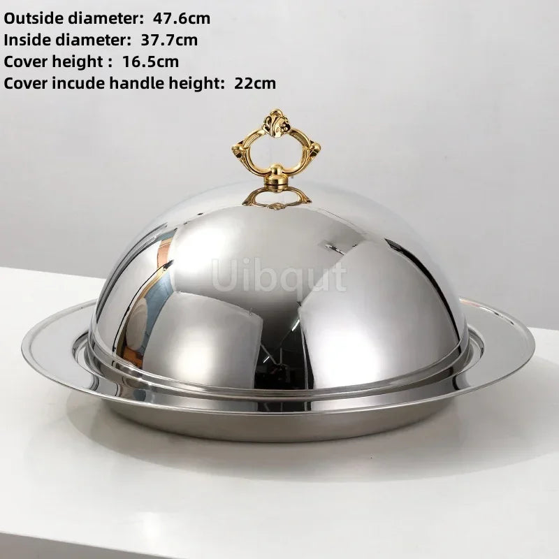 Big Dinner Dessert Plate Lid Salad Plate Dinnerware