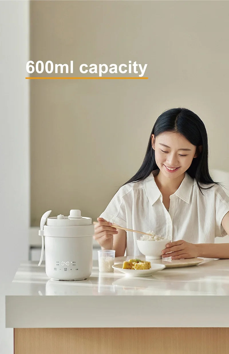 600ml Rice Cooker Multi-Function Ceramic Non-Stick Fast Electric