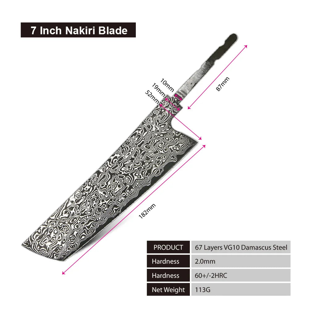 Amber Knife High Quality Blade Japanese Damascus Steel