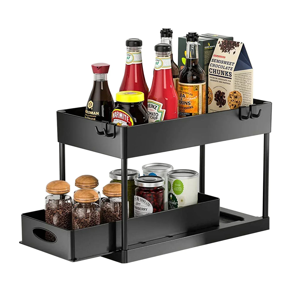 Tier Under Sink Organizer Sliding Cabinet Basket Organizer