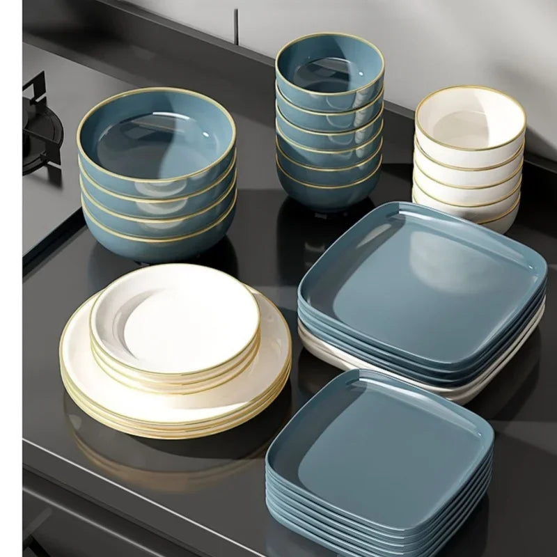 Bowls Dish Storage Rack Adjustable Buckle Cabinet Drawer