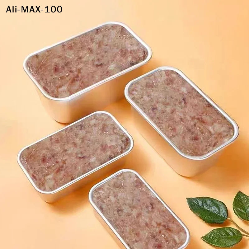 Ays 1pc Rectangular Mold Aluminum Alloy Lunch Meat