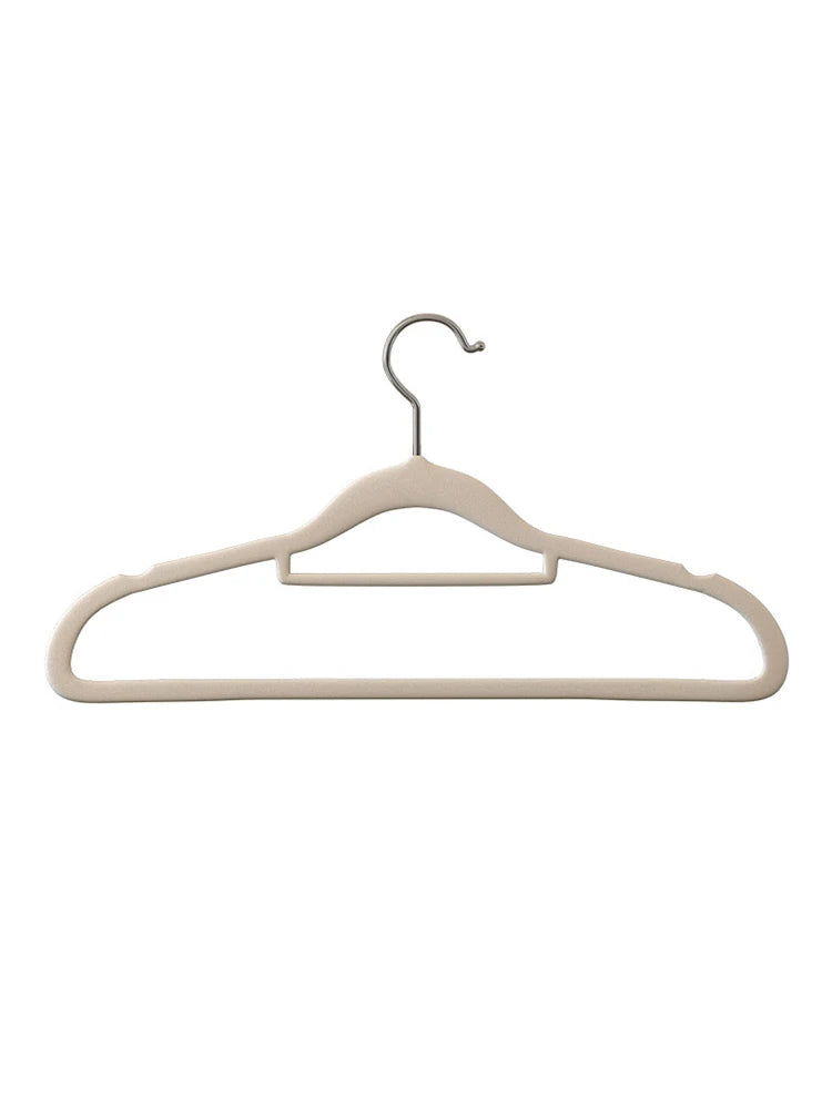 10-30pcs Non-Slip Fleece Hanger Bold Design Decorators Seamless