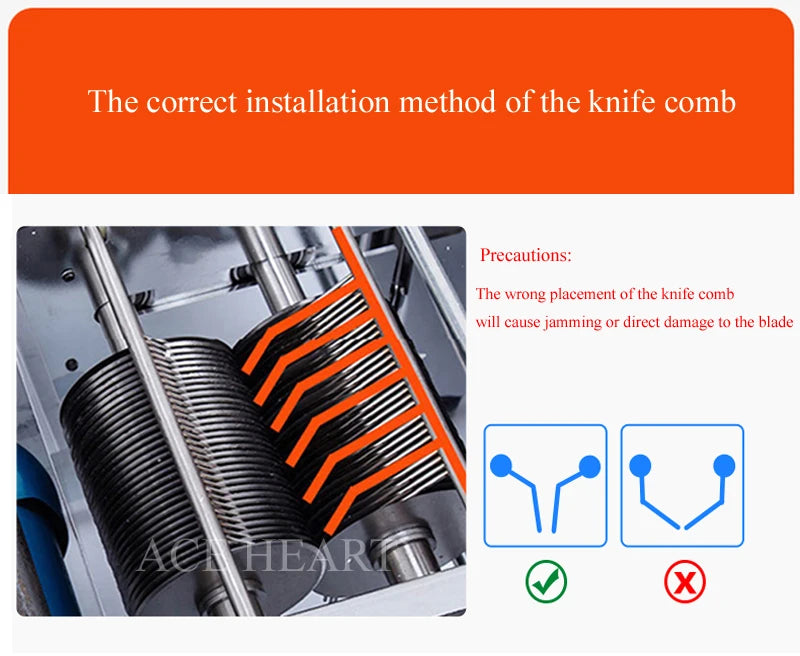 Meat Slicer Commercial Stainless Steel Meat Slicing Machine