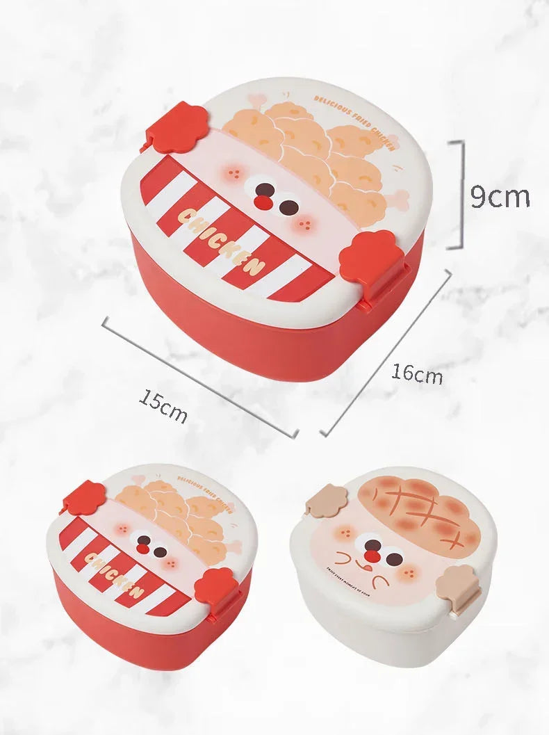 Kid Lunch Boxes Hamburger Bento Box Children Creative