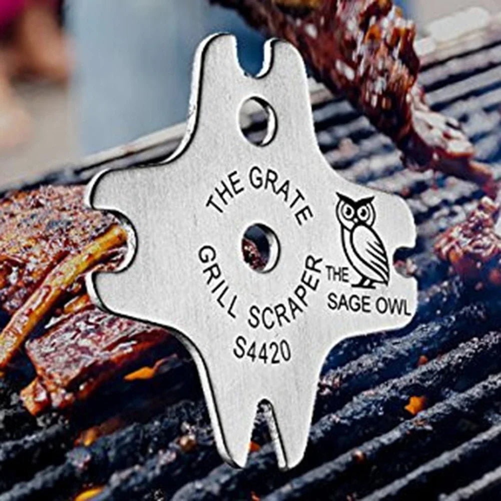 Cleaning Barbecue Scraper Metal Bbq Grills Grate Cleaner
