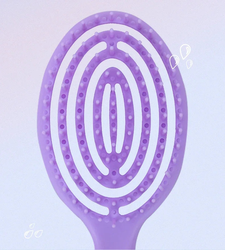 Bath Hollow Massage Anti-Screw Hair Brush Health Care