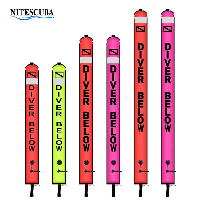2m/1 5m/1 8m Scuba Diving Colored Buoy -