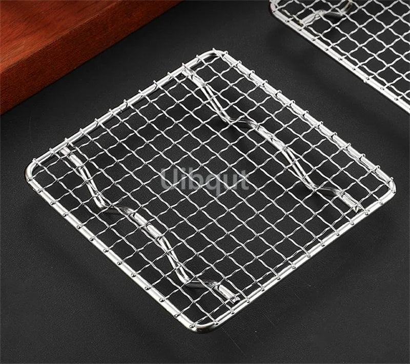 Square Bbq Net Rack Meshes Stainless Steel 304