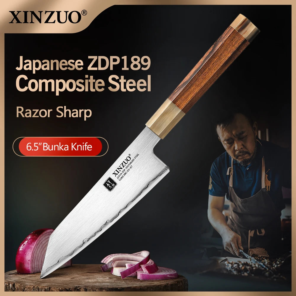 Xinzuo Inch Utility Petty Kiritsuke Knife Japanes Zdp-189