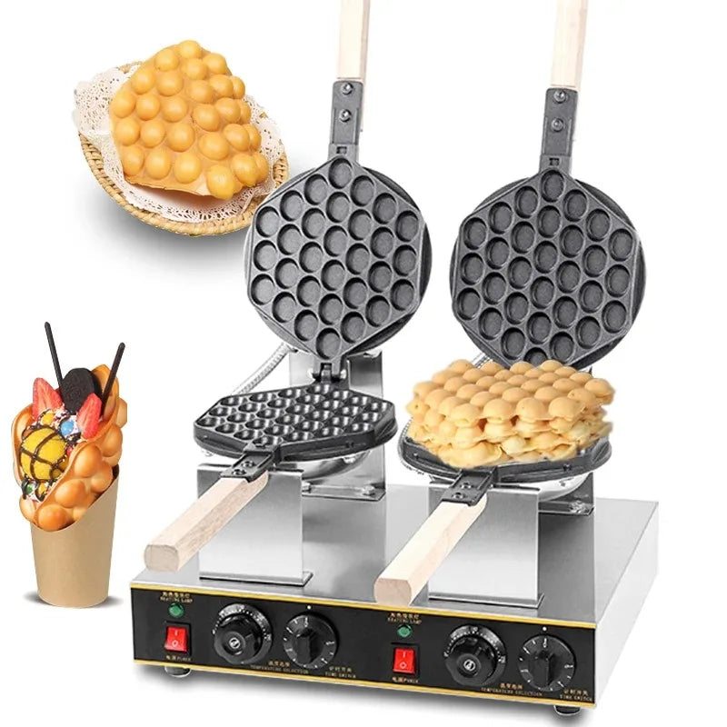 Commercial Electric Double Head 110v 220v Non-Stick Bubble