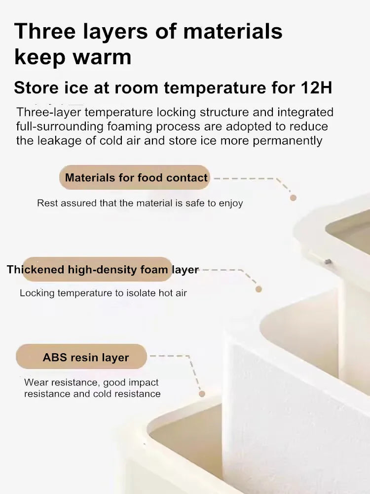 Mini Automatic Ice Maker Machine Compact Dorm/Office/Caf 15kg