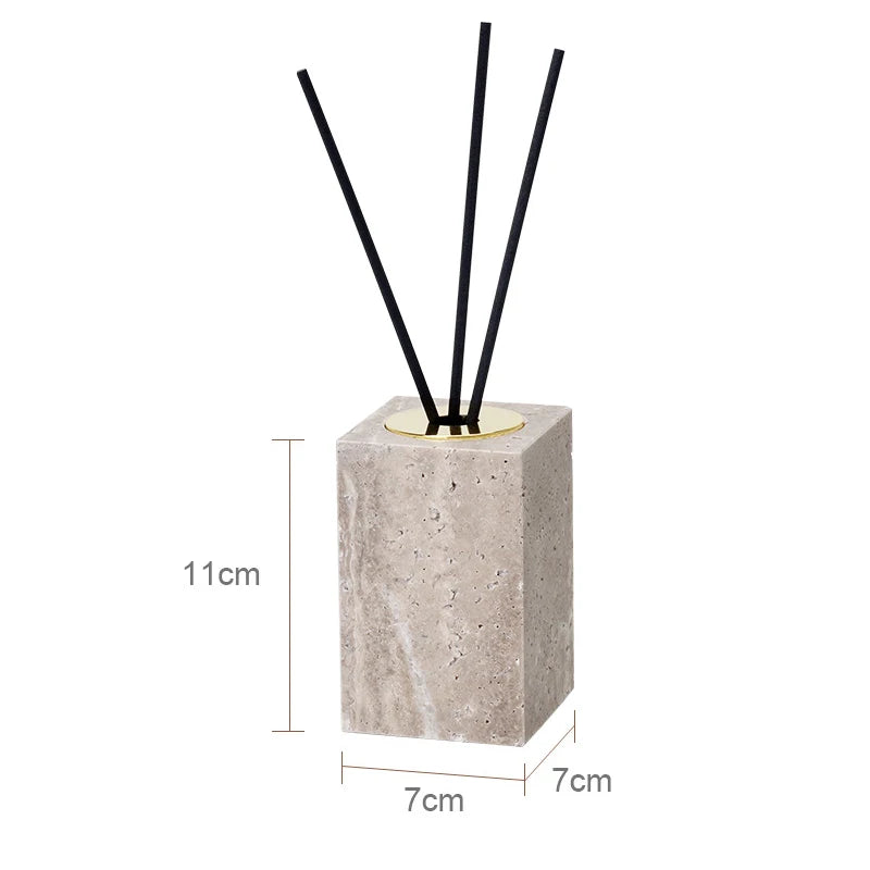 Travertino Grigio Bathroom Antique Natural Marble Soap Dispenser