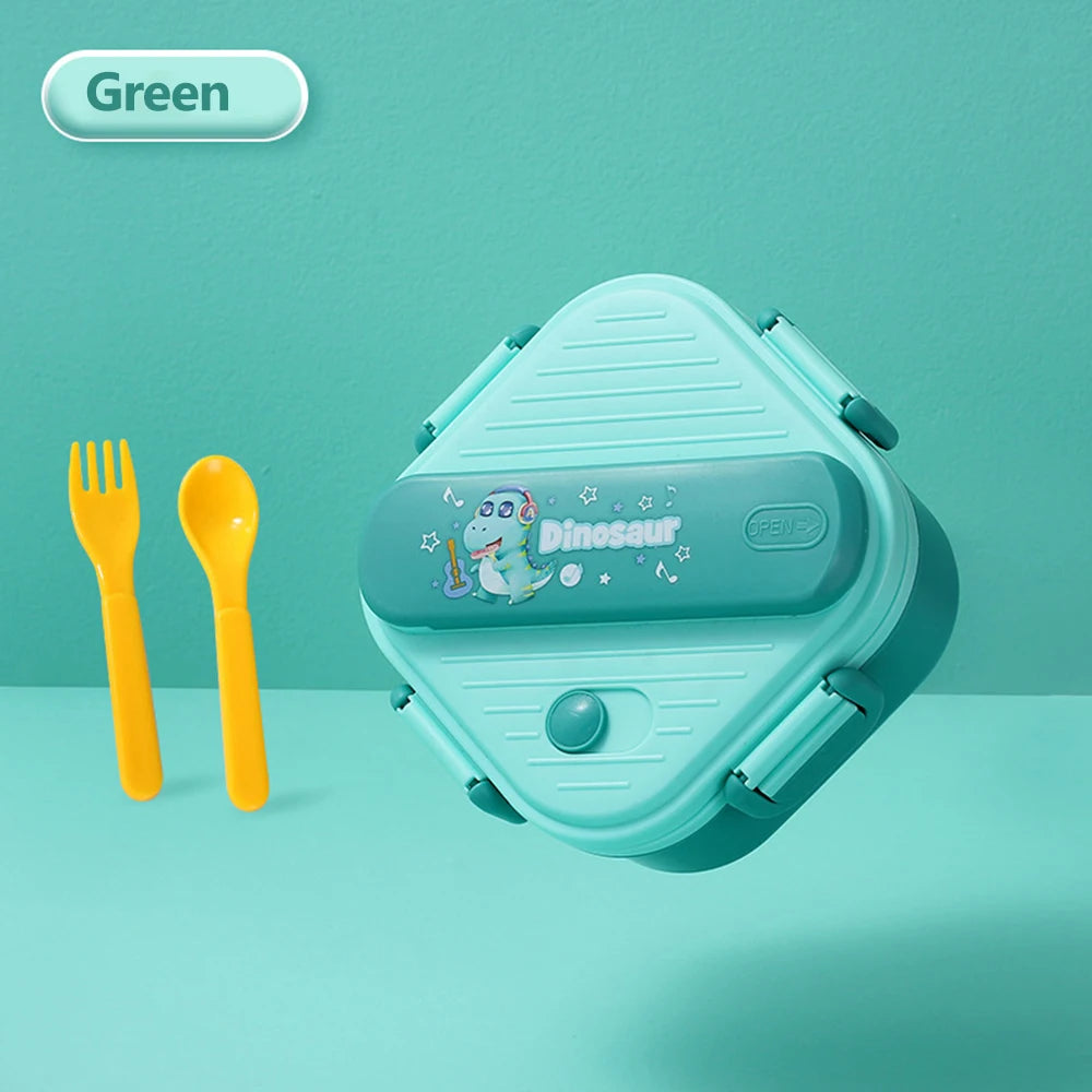 Grids Unicorn Lunch Box Children Students Sandwich Fruit